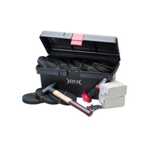 KIT: BENZI TEXTILE ȘI ACCESORII DE FIXARE CU CARCASĂ DIN PLASTIC